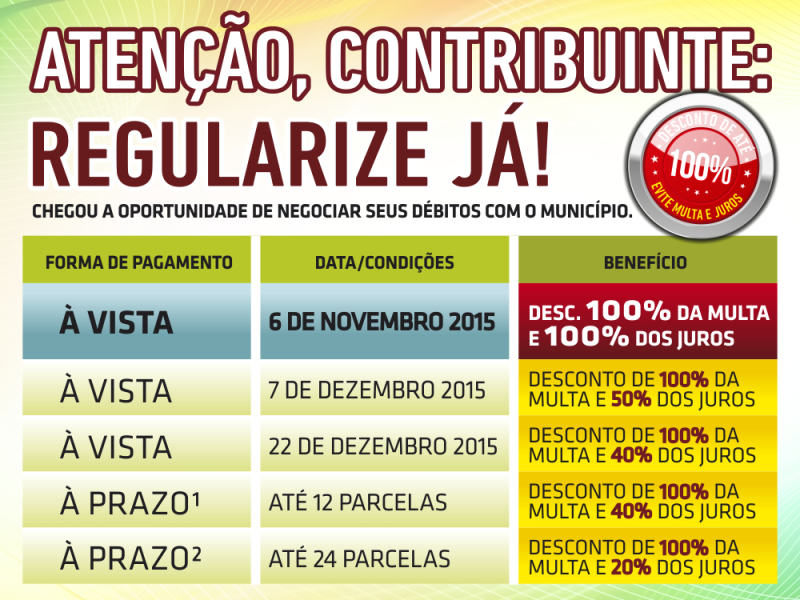 TRÊS DE MAIO LANÇA PROGRAMA DE RECUPERAÇÃO FISCAL